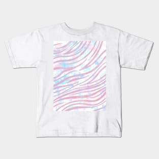 Watercolor Tiger Pattern Kids T-Shirt